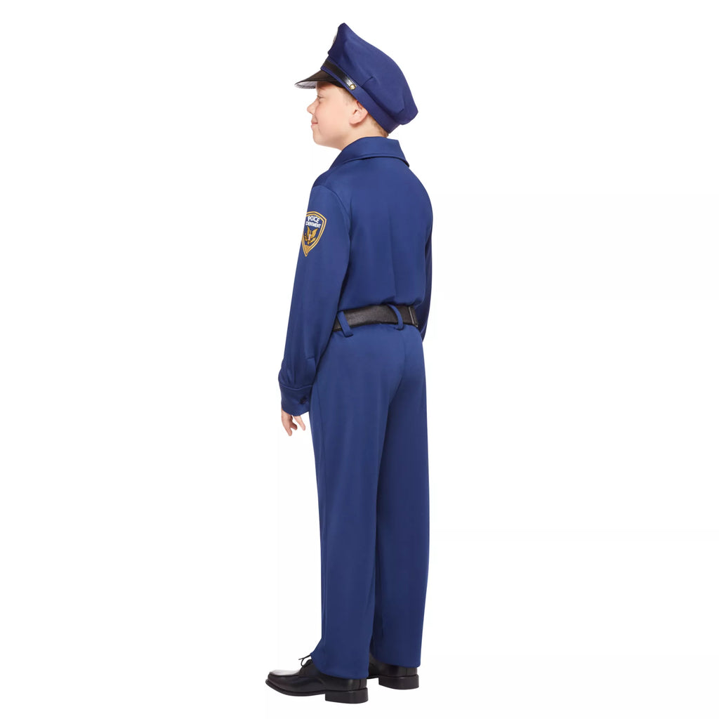 Kids Police Officer Uniform Costume