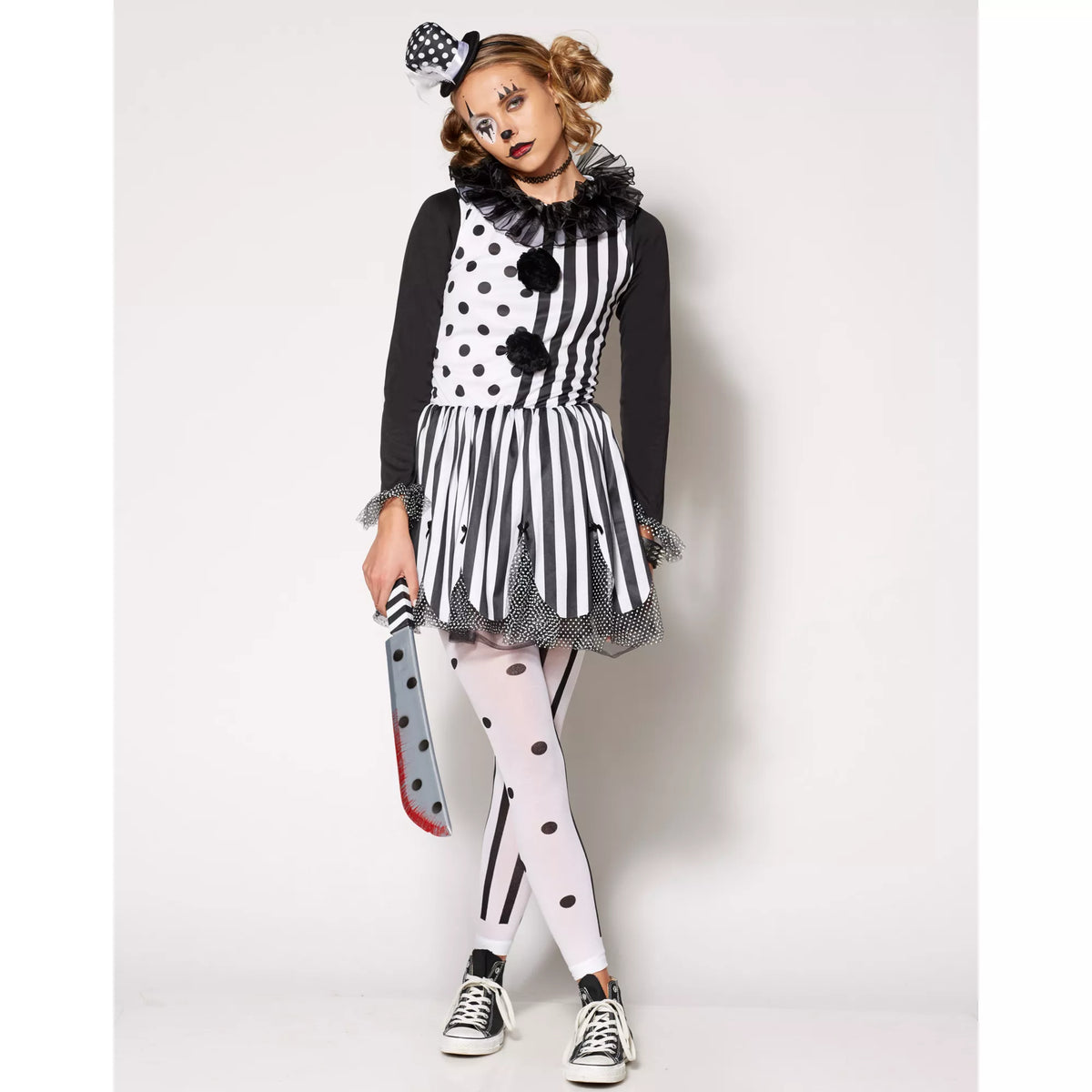 Adult Twisted Trickster Clown Costume