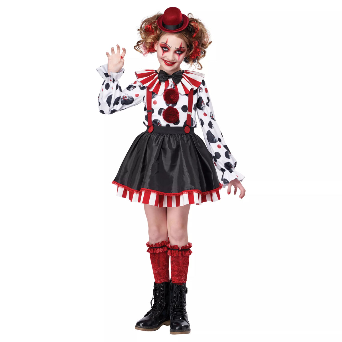 Kids Sinister Clown Costume