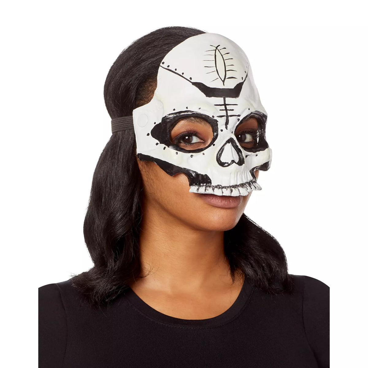Witch Doctor Skull Half Mask