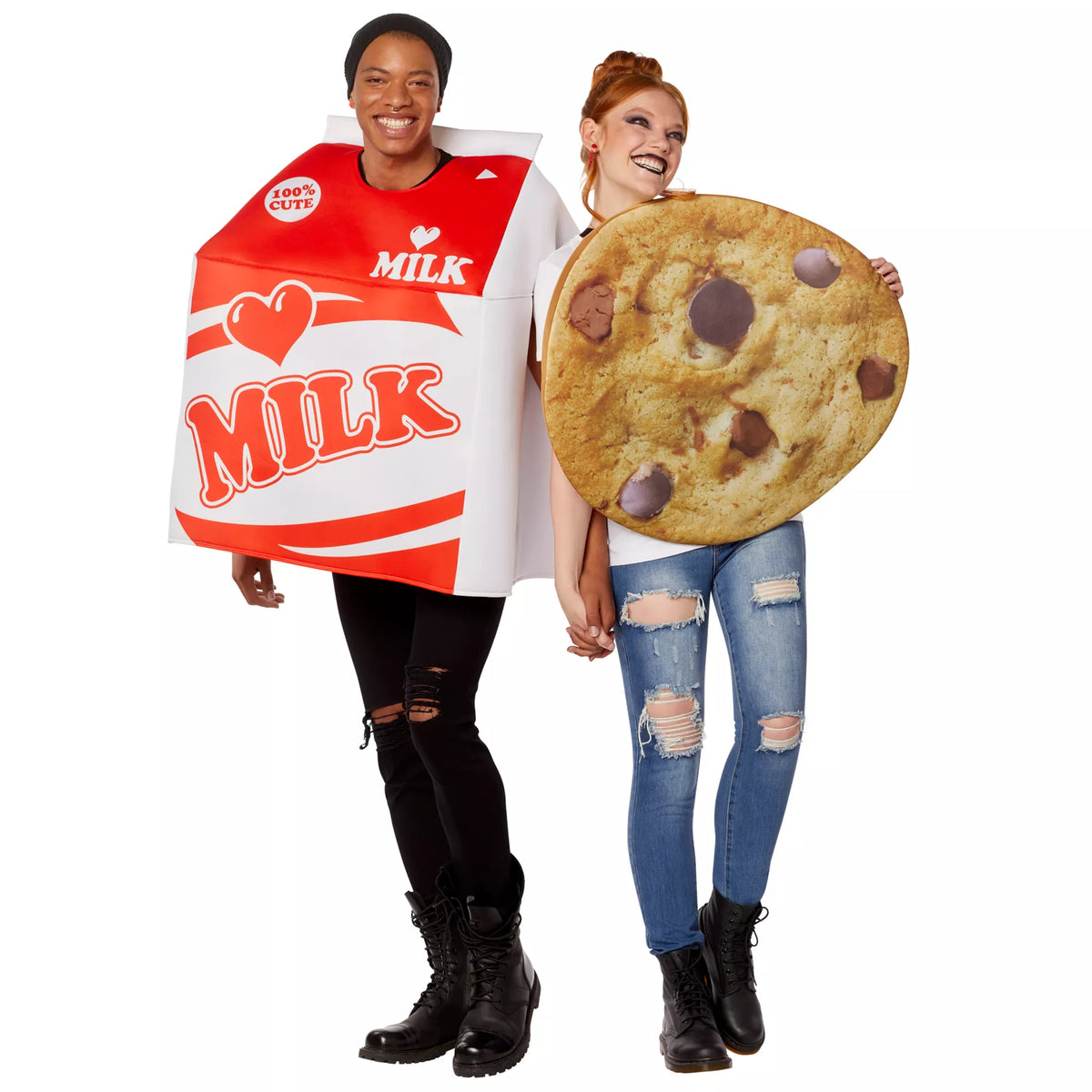 Adult Milk and Cookies Couples Costume