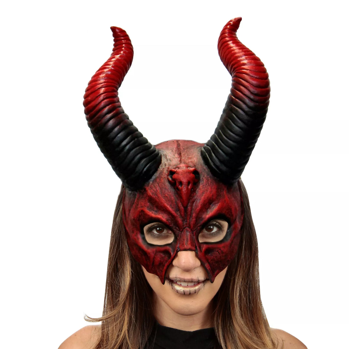 Devil Horn Half Mask