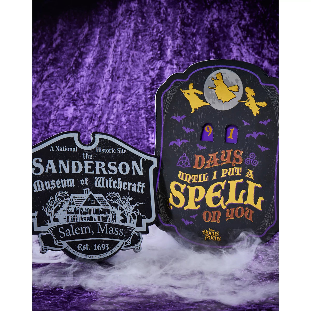 Hocus Pocus Halloween Countdown Sign - Disney