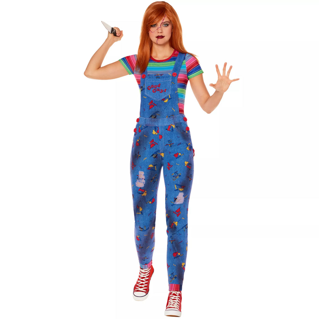 Adult Chucky Overalls Costume