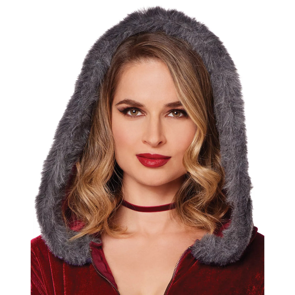 Adult Runaway Red Riding Hood Romper Costume