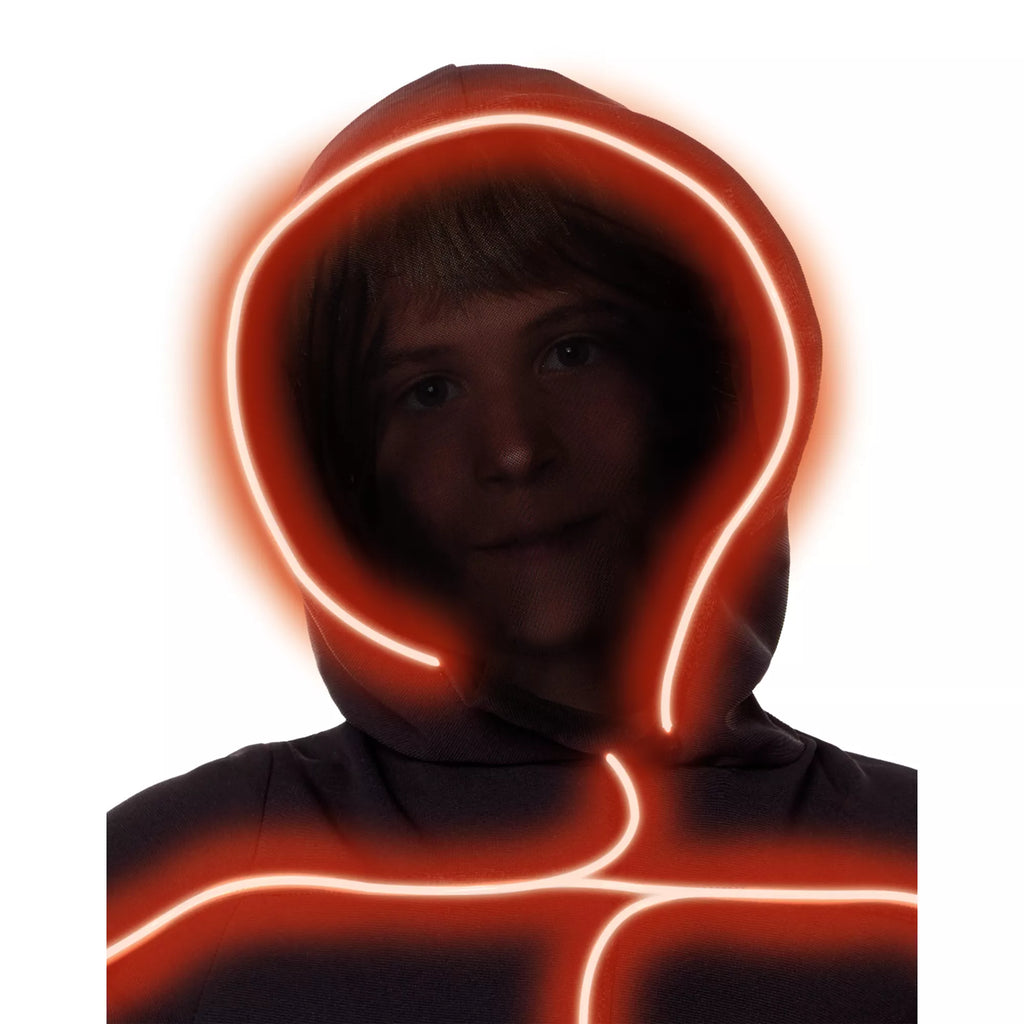 Kids Orange Light-Up Stick Figure Costume