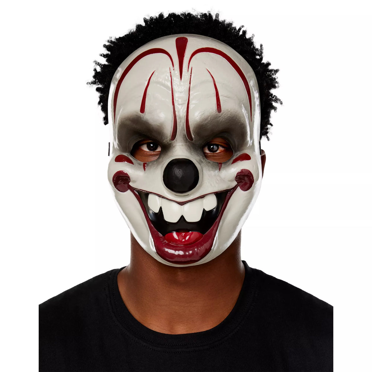 Vintage Scary Clown Half Mask