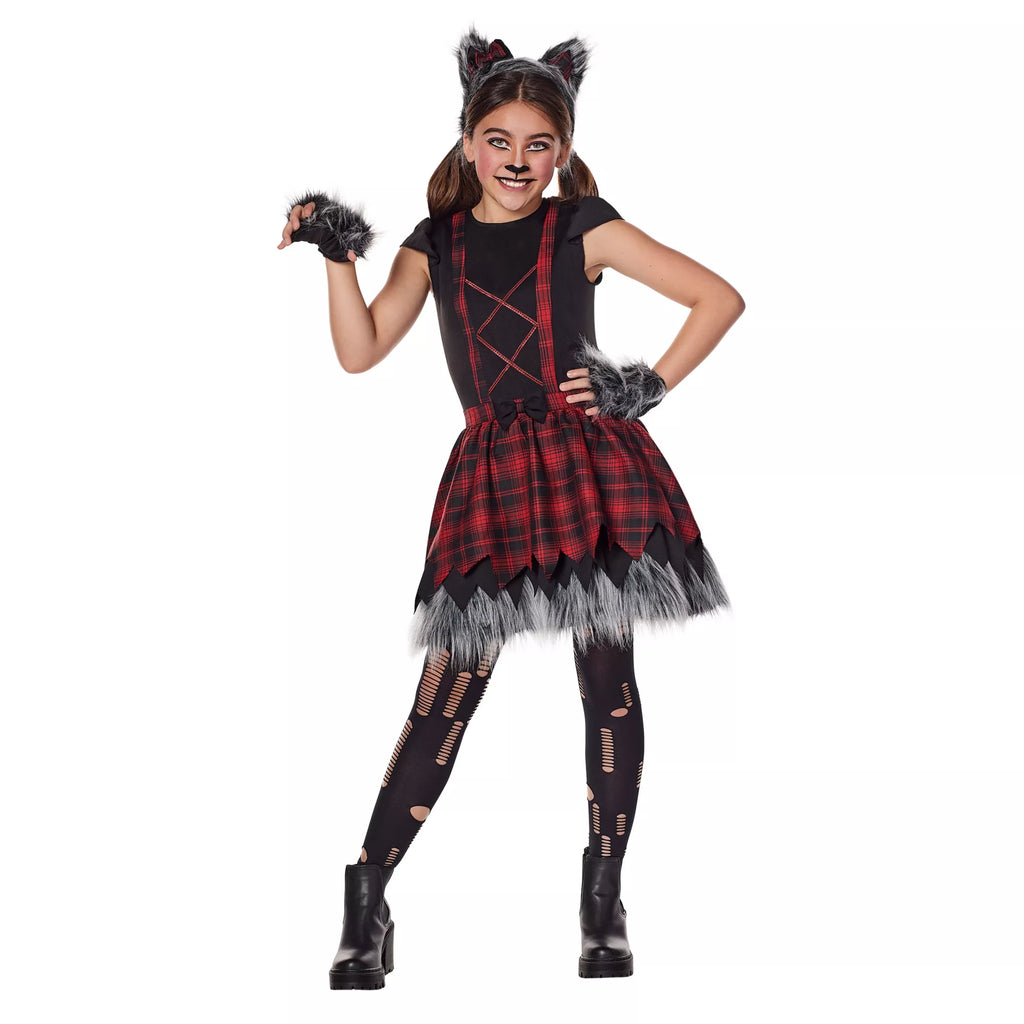 Kids Wolf Cutie Dress Costume