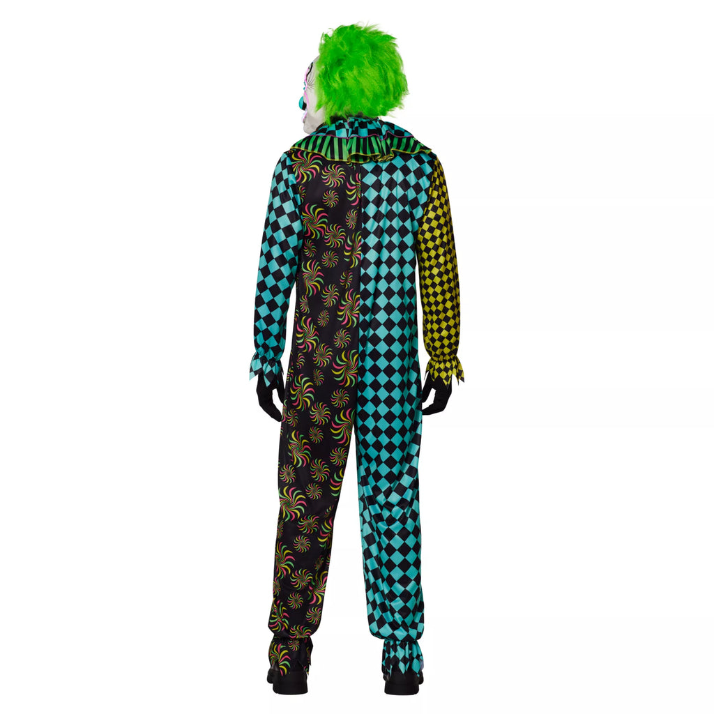 Adult Neon Clown Costume
