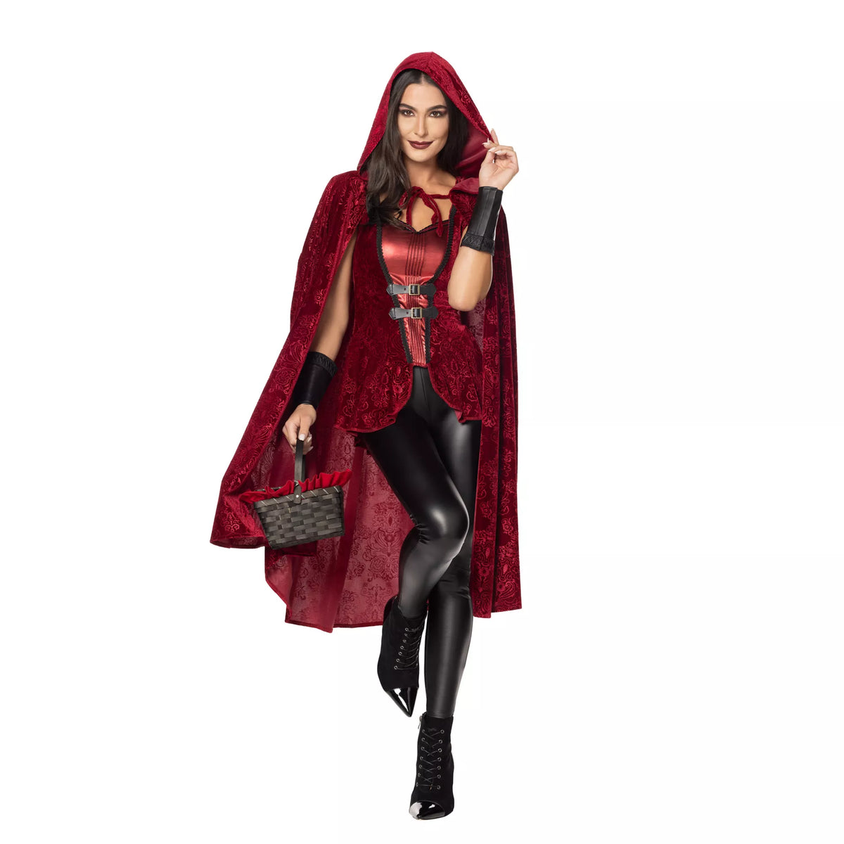 Adult Mysterious Red Riding Hood Costume