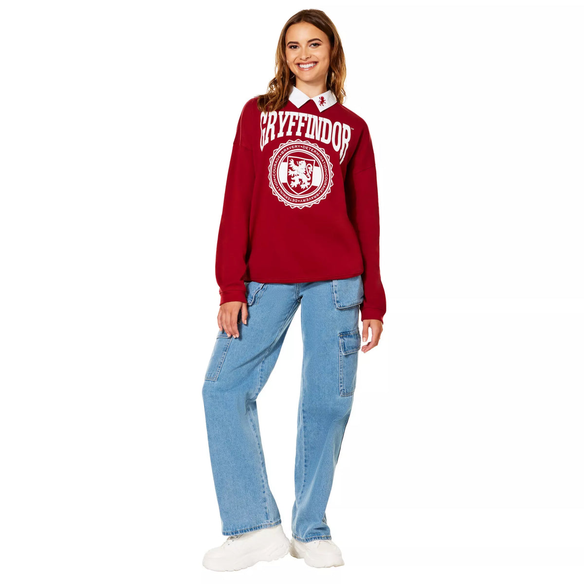Gryffindor Collared Crewneck - Harry Potter