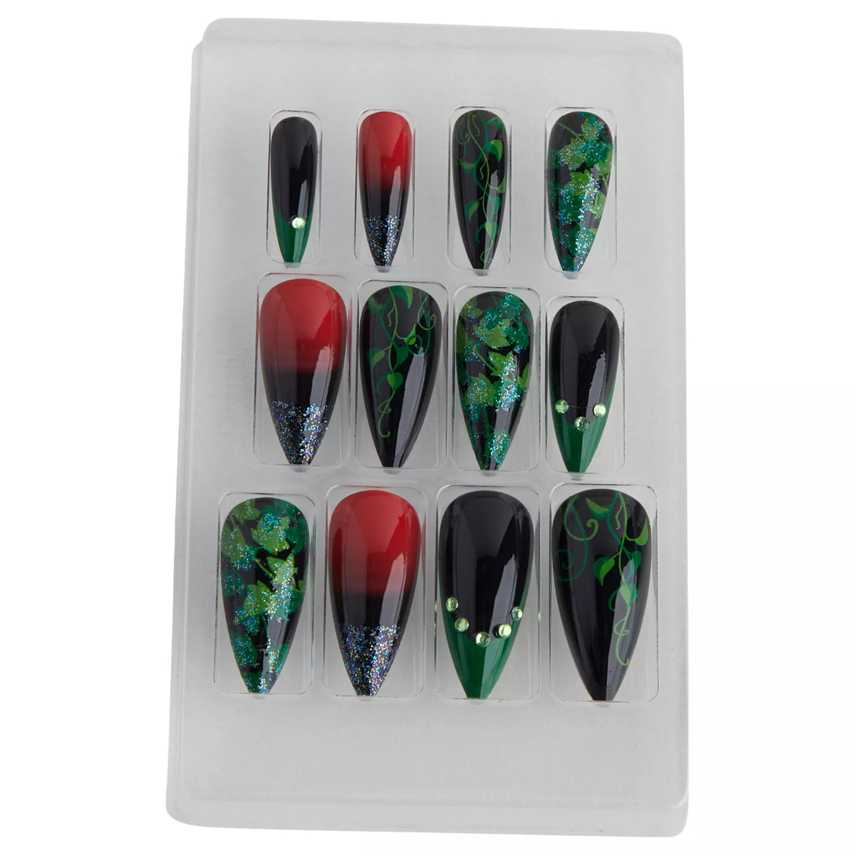 Poison Ivy Press On Nail Chips 24 Pack - DC Villains