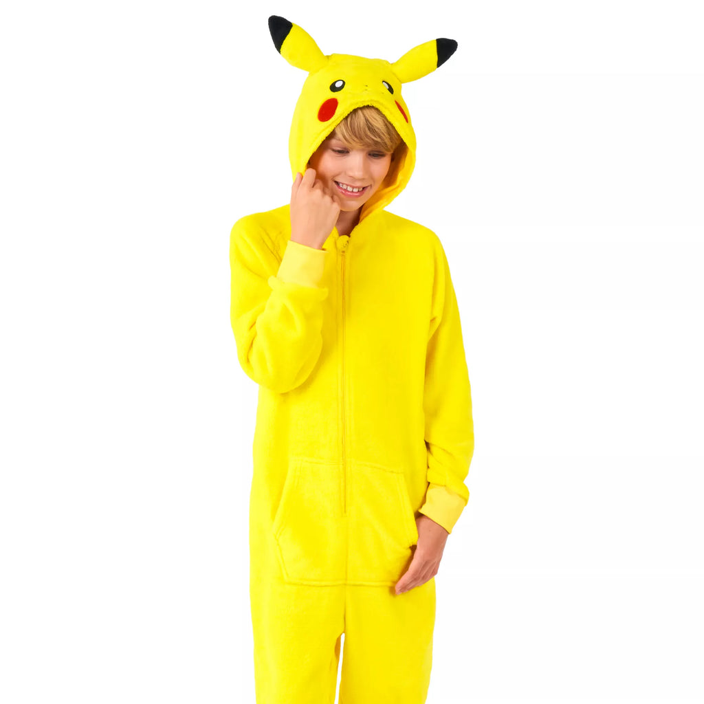 Kids Hooded Pikachu Jumpsuit - Pokémon