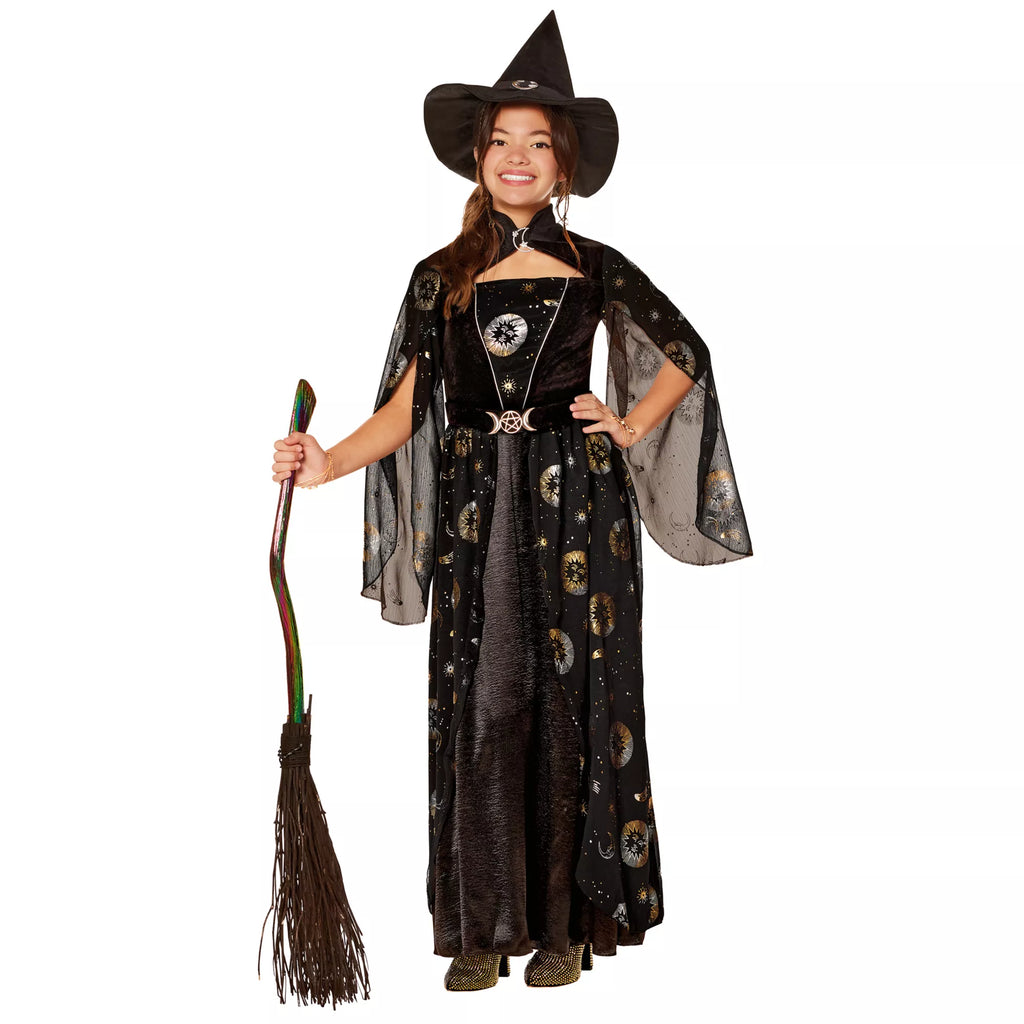 Kids Gold Dust Celestial Witch Costume