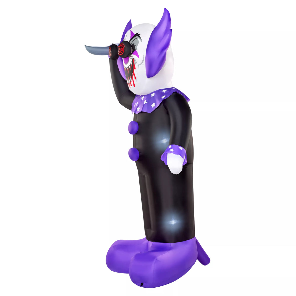 8 Ft. Spinning Eye Clown Light-Up Inflatable Decoration
