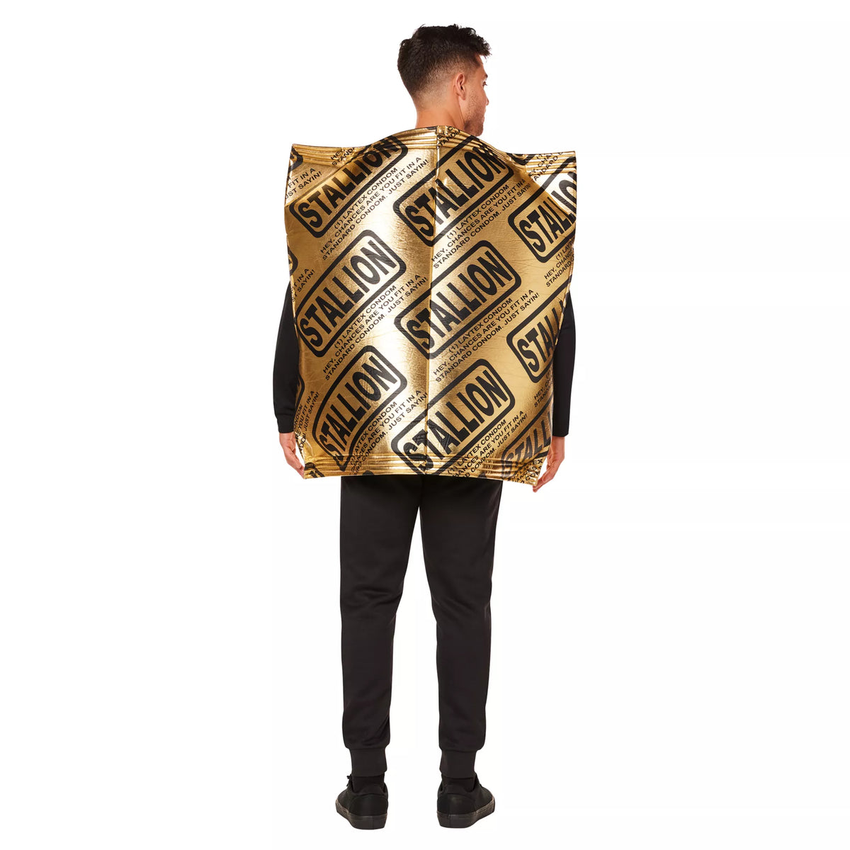 Adult Stallion Condom Wrapper Costume