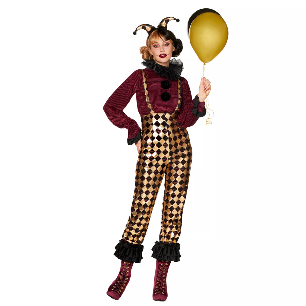 Adult Checkered Clown Costume - The Signature Collection
