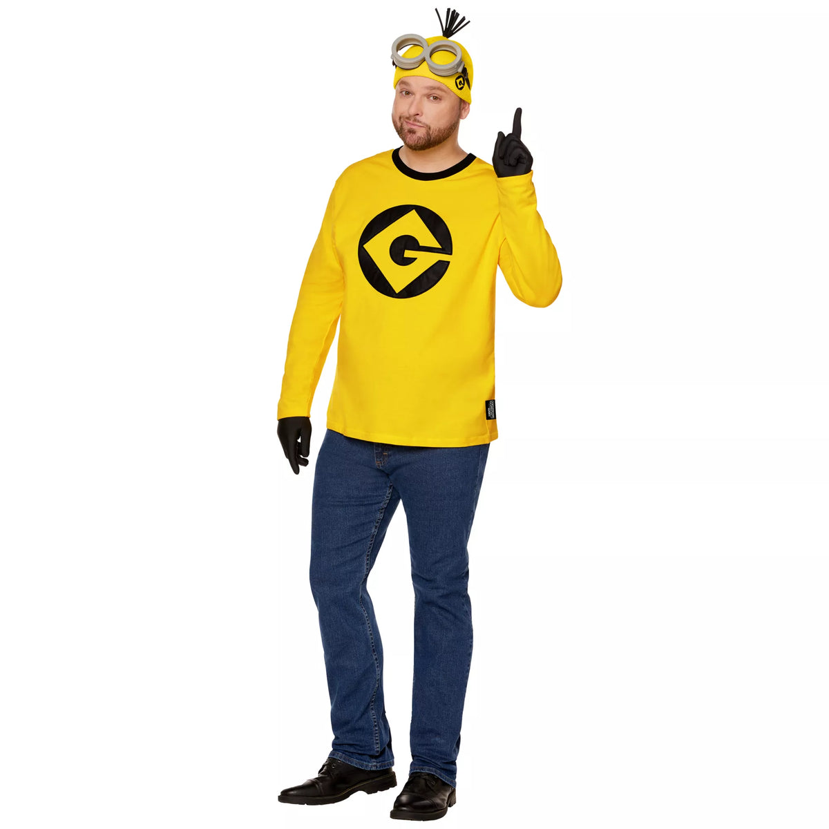 Adult Kevin Long Sleeve Costume Kit - Minions