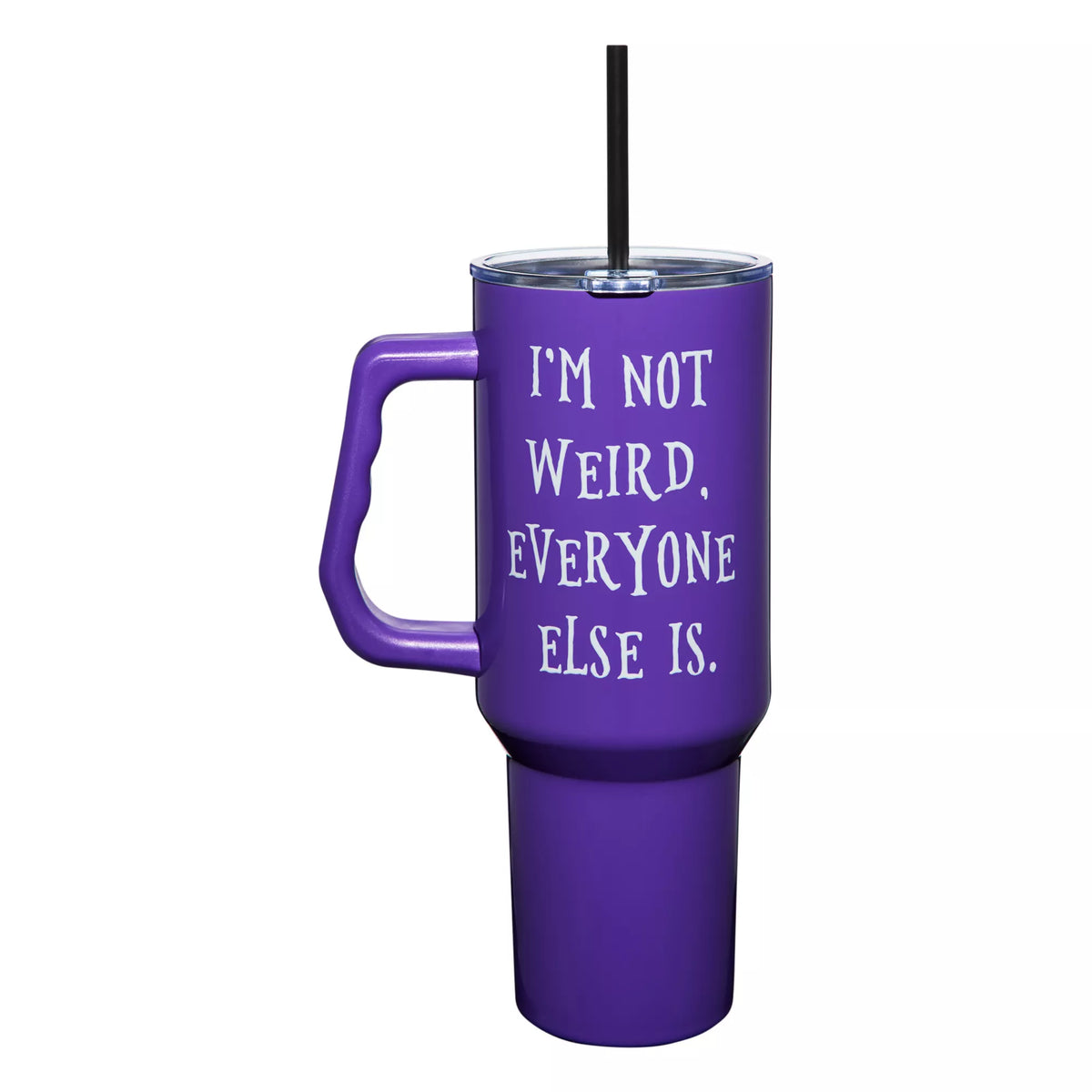 Wednesday Travel Tumbler with Straw - 40 oz.