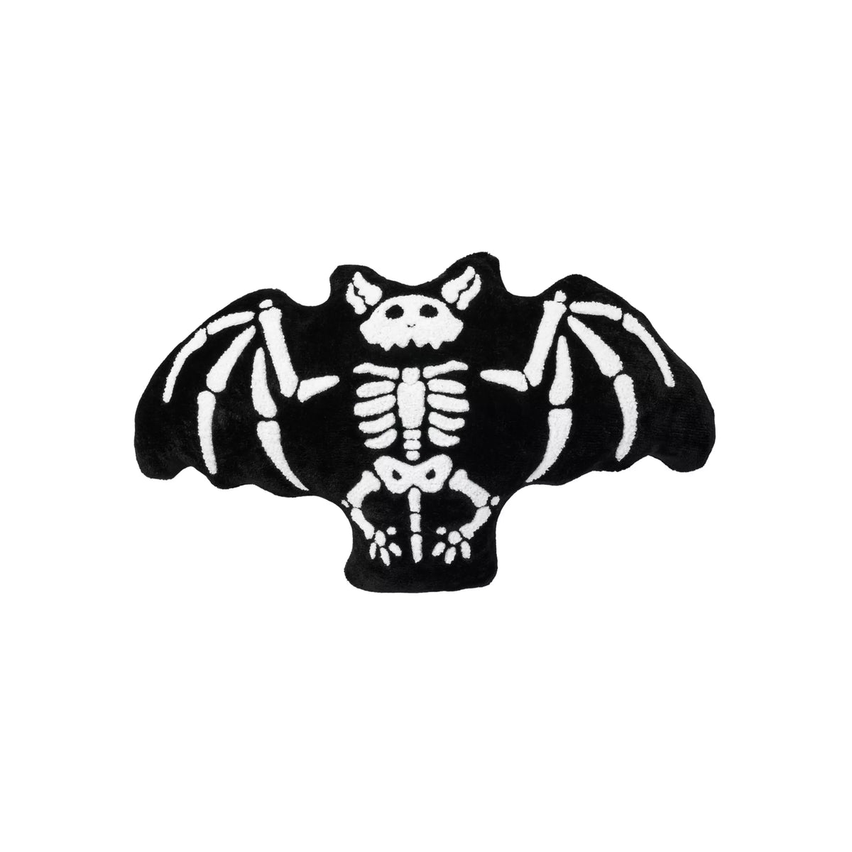 Skeleton Bat Pillow