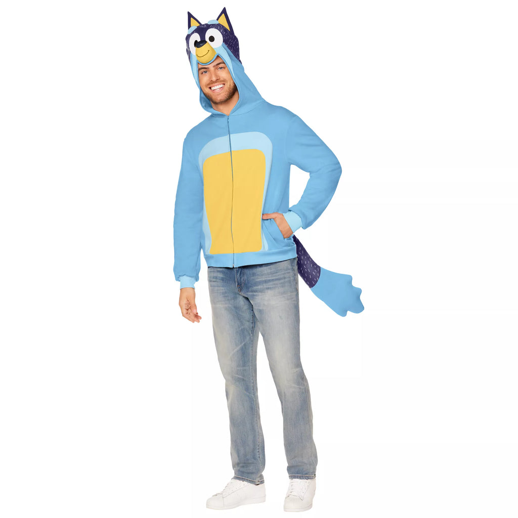 Adult Bandit Costume Top - Bluey