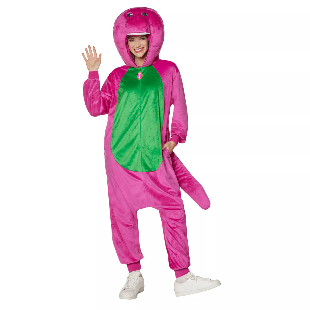 Adult Barney Jumpsuit Costume