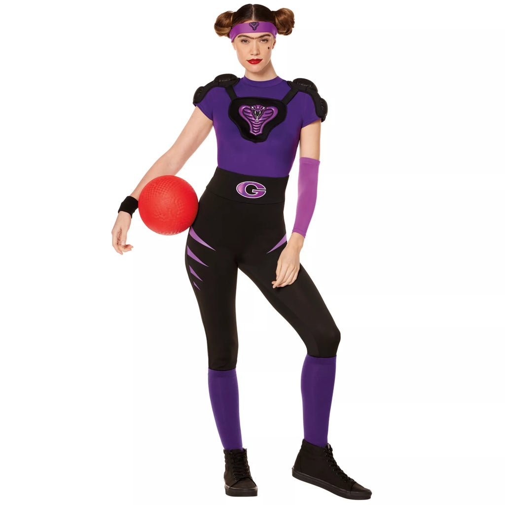 Adult Purple Cobra Uniform Costume - Dodgeball