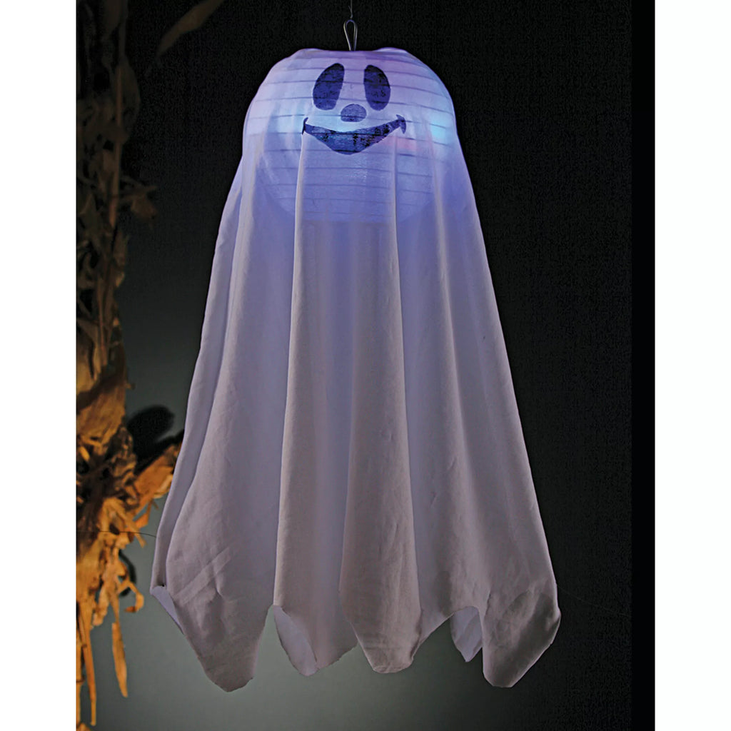 Happy Ghost Light-Up Hanging Lantern
