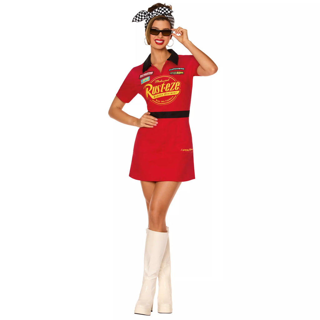 Adult Lightning McQueen Dress Costume - Cars
