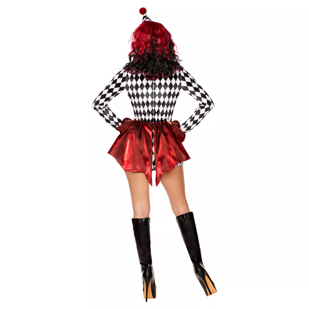 Adult Clown Romper Costume