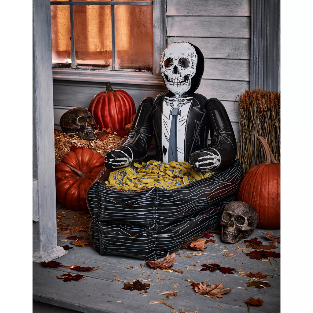 3.5 Ft Inflatable Skeleton Coffin Cooler