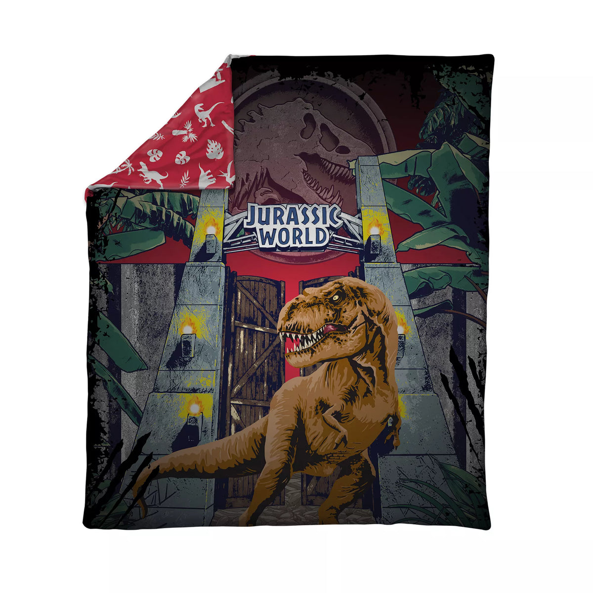 Jurassic World Reversible Fleece Blanket