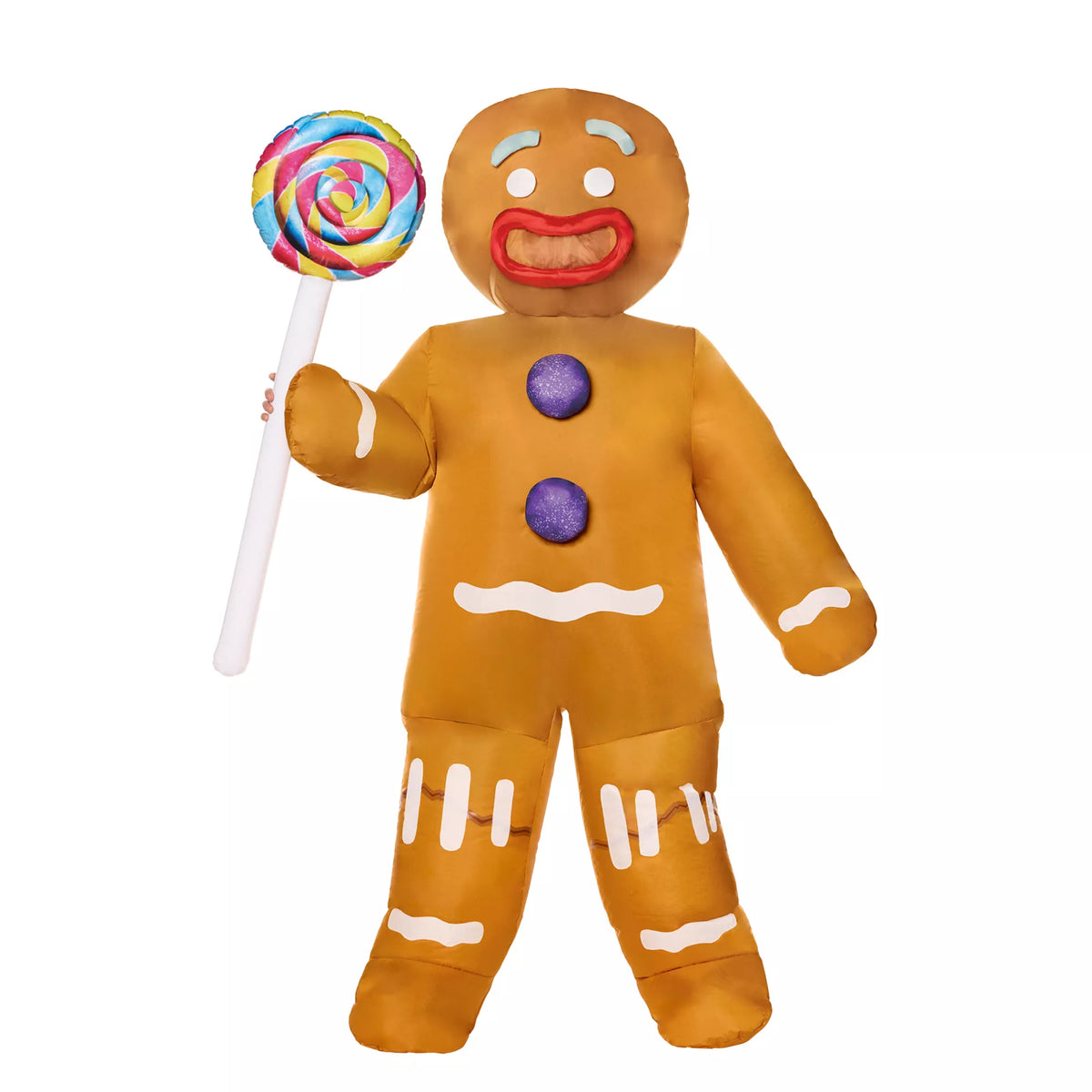 Adult Gingy Inflatable Costume - Shrek