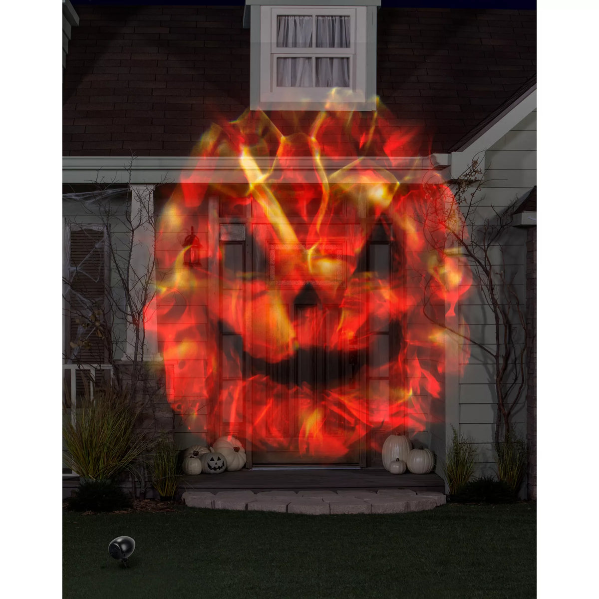 Pumpkin Fire and Ice Light Projector