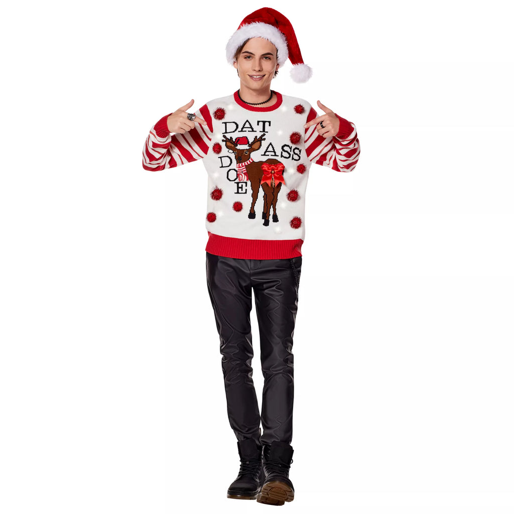 Light-Up Dat Ass Doe Christmas Sweater