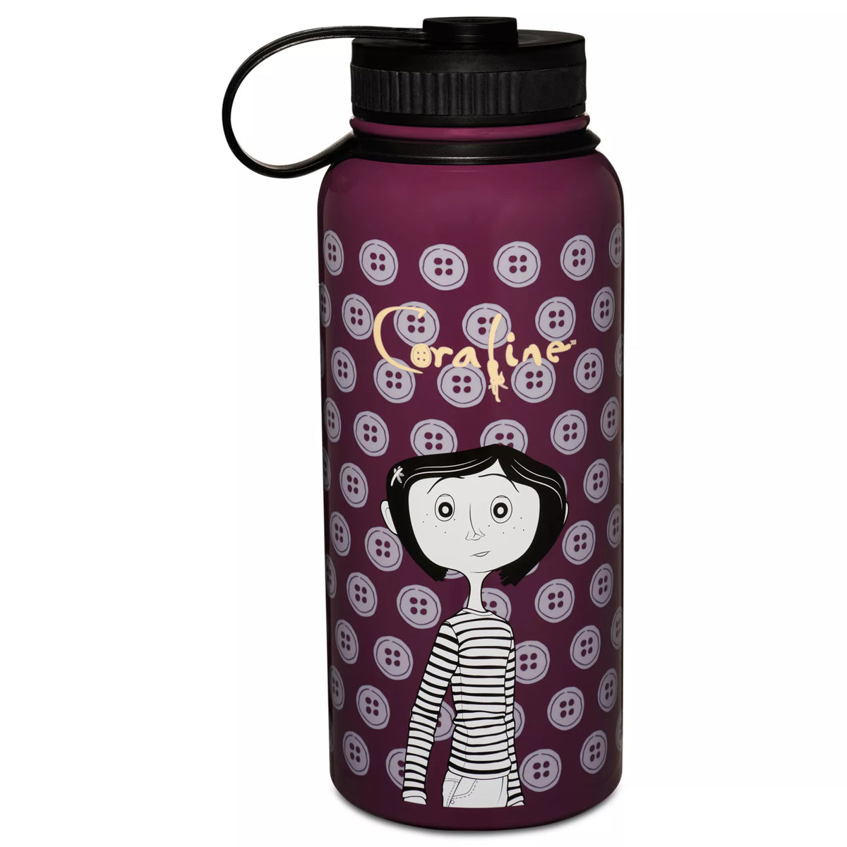 Coraline Button Eyes Water Bottle - 32 oz.