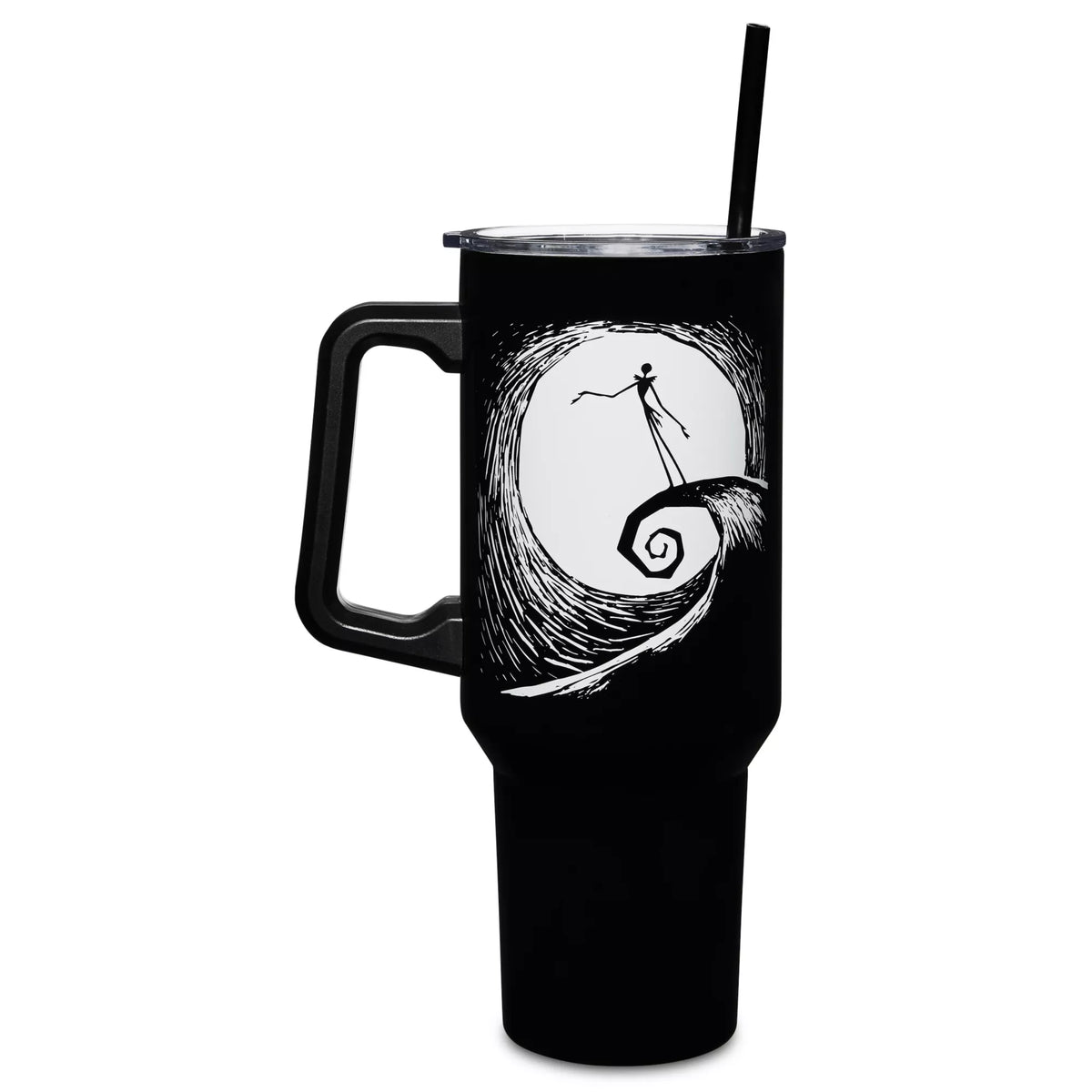 The Nightmare Before Christmas Jack Skellington Travel Tumbler with Straw - 40 oz.