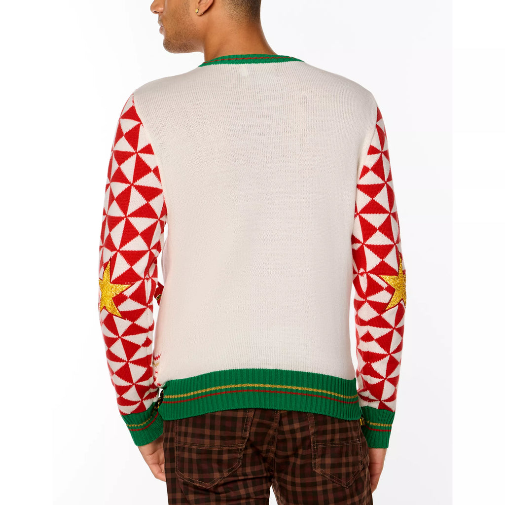 Light-Up Santa Certified Freak Christmas Sweater