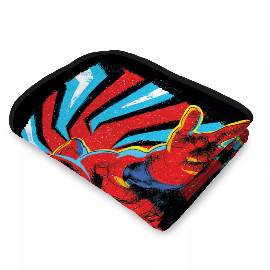 Psychedelic Spider-Man Fleece Blanket