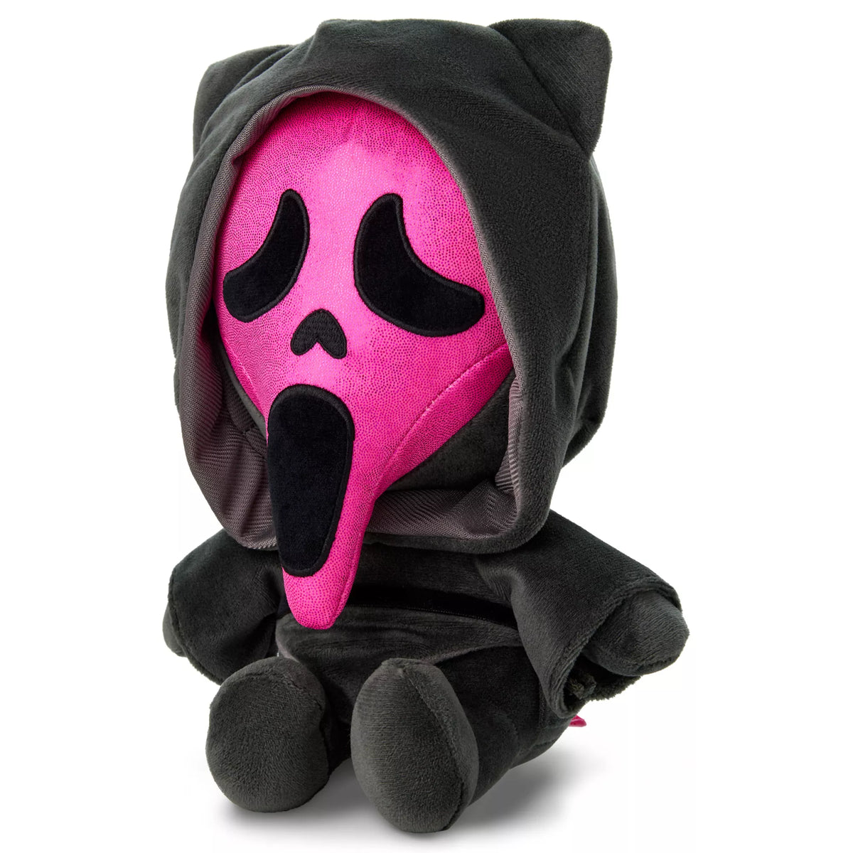 Ghost Face Pink Bling Plush