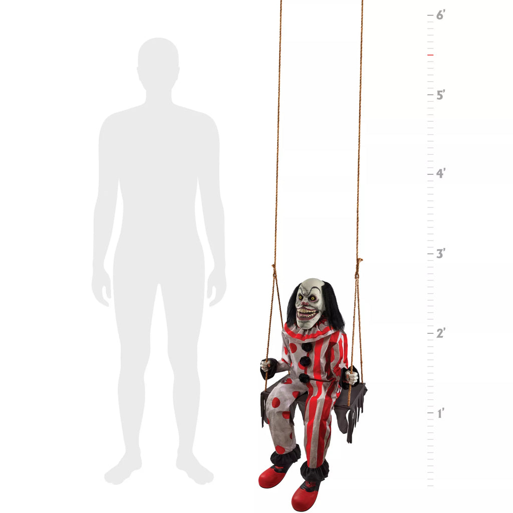 4 Ft 3 In Toothy the Clown Animatronic