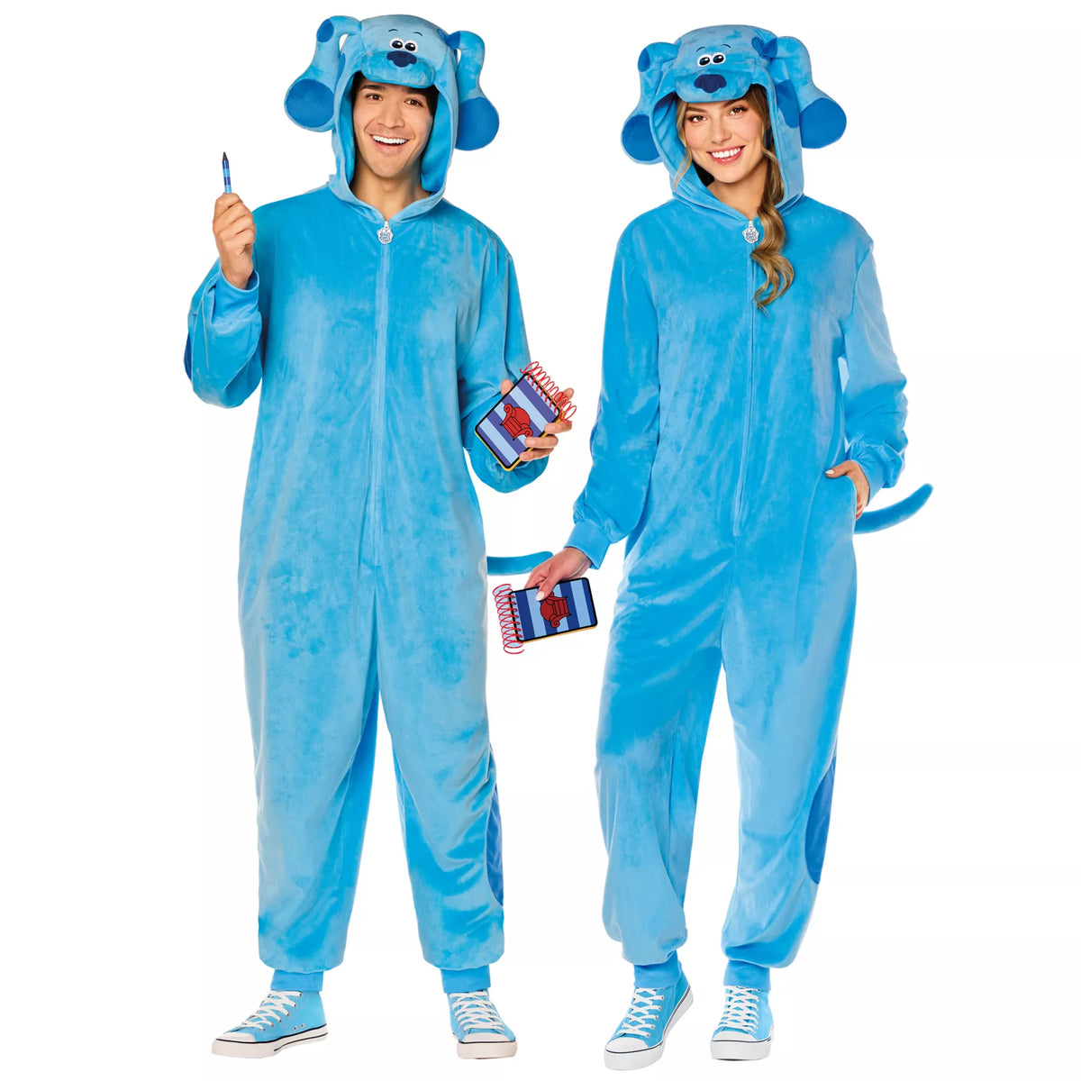 Adult Blue Jumpsuit Costume - Blue’s Clues and You